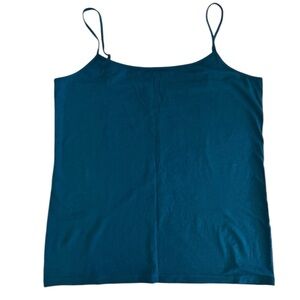 NWOT | LOFT | Teal Spaghetti Strap Cami Top | Size XL